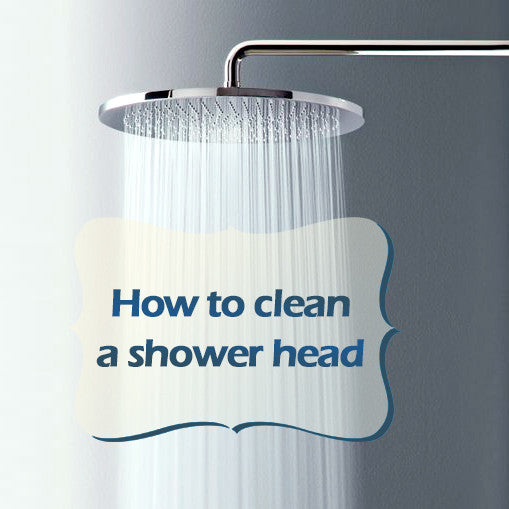 How to clean a shower head?