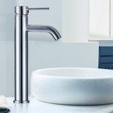 Bathroom Counter Top Basin Tap Single Lever Vessel Sink Faucet with Supply Hose