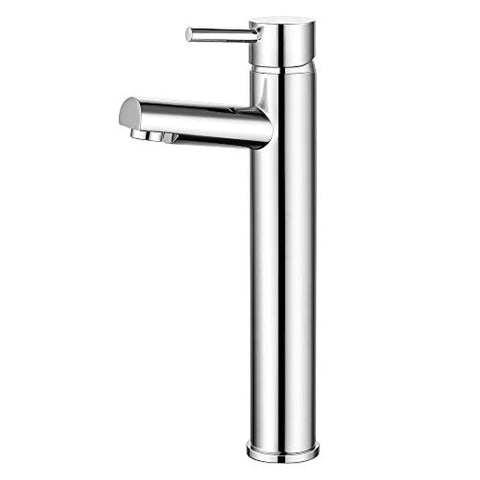 Bathroom Taps Countertop Basin Mixer Tap for Washroom and Bathroom Sink Single Lever Solid Brass Chrome 10 Year Guarantee