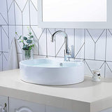 Funime Modern Basin Taps Mixers Bathroom Sink Taps Chrome Brass Single Lever with UK Standard Fittings