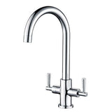 Hapilife® Dual Lever with Swivel Spout Kitchen Tap-Chrome